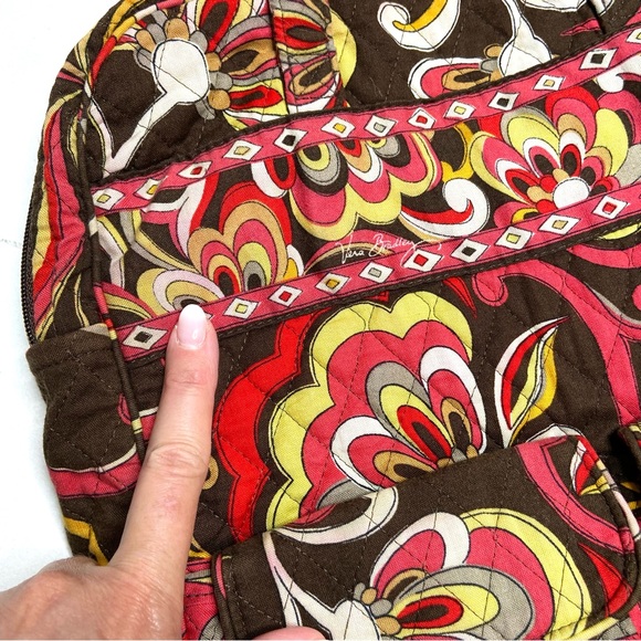 VERA BRADLEY “Puccini” Tall Zip Tote Bag - Picture 5 of 16